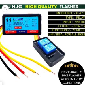Hjg flasher with 20 function full advance blinker mode with one year warranty